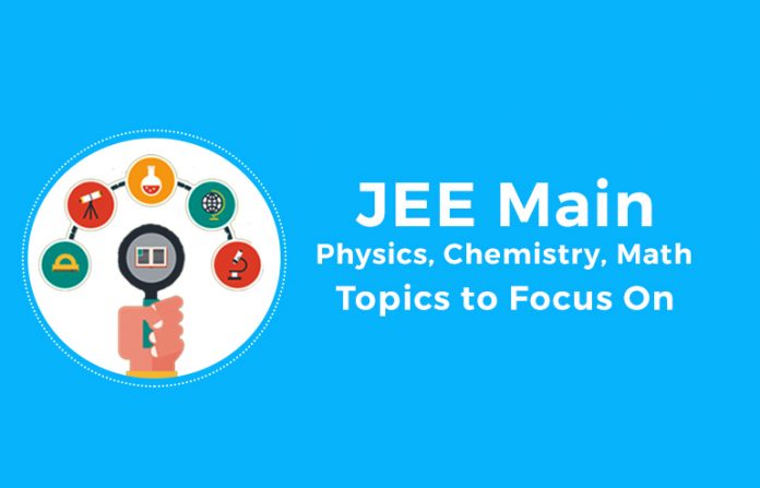 Important Topics for JEE Main 2019